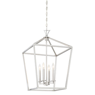 Townsend 4-Light Pendant in Satin Nickel