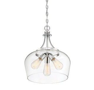 Octave 3-Light Pendant in Polished Chrome