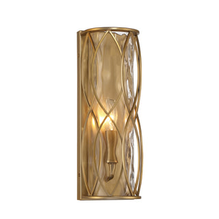 Snowden 1-Light Wall Sconce in Burnished Brass