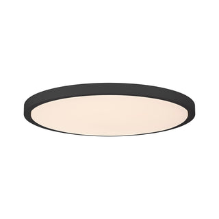 20" LED Flush Mount in Black
