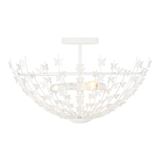 Birch 3-Light Ceiling Light in Bisque White