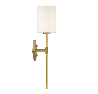 Destin 1-Light Wall Sconce in Warm Brass