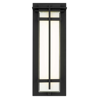 Frank 18 Inch Outdoor Wall Sconce in Sand Black Finish