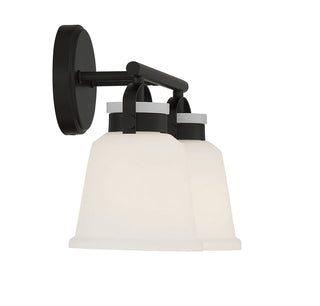 Kaden 2-Light Bathroom Vanity Light in Matte Black