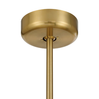 Archer LED Fan D'Lier in Warm Brass