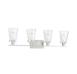 Vaughan 4-Light Bathroom Vanity Light in Satin Nickel