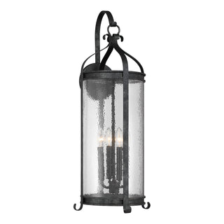 Preston 4-Light Outdoor Wall Lantern in Iron Oxide