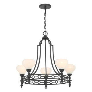 Allston 5-Light Chandelier in Matte Black