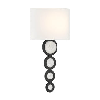 Marseille 1-Light Wall Sconce in Matte Black