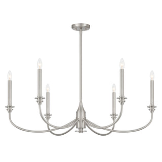 Coventry 6-Light Chandelier in Satin Nickel