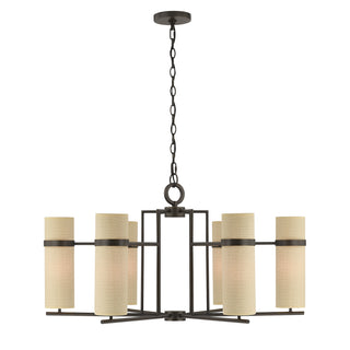 Weston 6-Light Chandelier in Mediterranean Bronze by Dann Foley