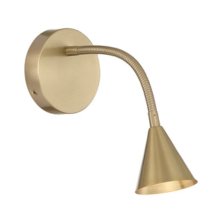 Pharos 1-Light Wall Sconce in Noble Brass by Breegan Jane