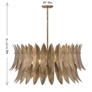 Sanctuary 8-Light Pendant in Coronado by Breegan Jane