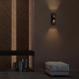 Ribbed Wall Sconce  Sand Black