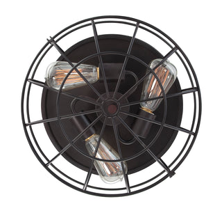 Scout 3-Light Ceiling Light in English Bronze