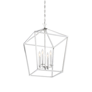 Townsend 4-Light Pendant in Polished Nickel