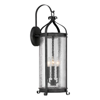 Preston 3-Light Outdoor Wall Lantern in Iron Oxide