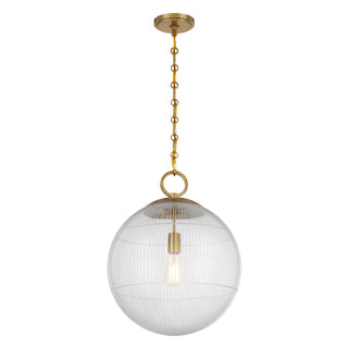Cabot 1-Light Pendant in Warm Brass