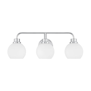 3-Light Bathroom Vanity Light in Chrome