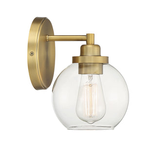 Carson 1-Light Wall Sconce in Warm Brass