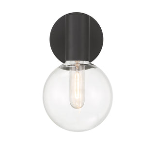 Wright 1-Light Wall Sconce in Matte Black