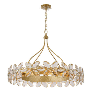 Marbella 14-Light Chandelier in Gold Shimmer by Breegan Jane