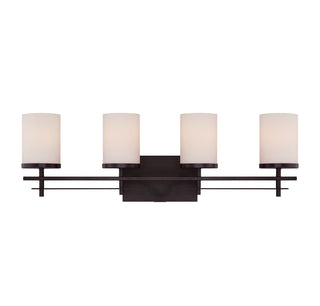 Colton 4-Light Bathroom Vanity Light in English Bronze