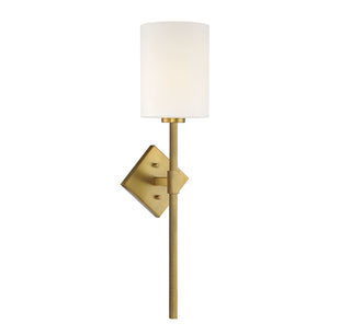 Destin 1-Light Wall Sconce in Warm Brass
