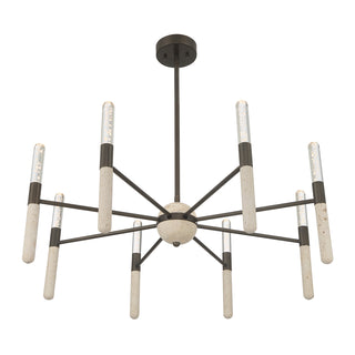 Linden 8-Light Chandelier in Mediterranean Bronze