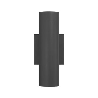 Kelley 2-Light LED 5CCT Cylinder Exterior Light in Black