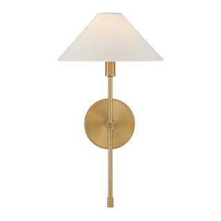 Avon 1-Light Wall Sconce in Warm Brass