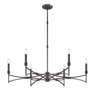Gardner 6-Light Chandelier in Champagne Mist