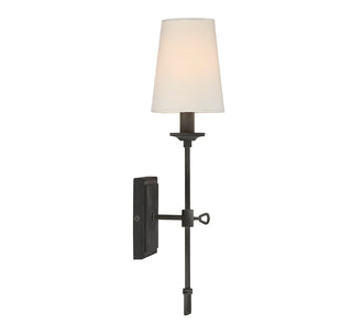 Lorainne 1-Light Wall Sconce in Oxidized Black