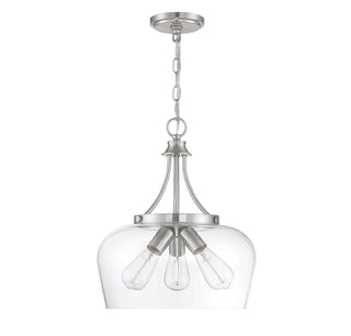 Octave 3-Light Pendant in Satin Nickel