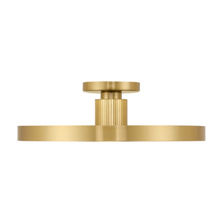 Thayer 1-Light LED Ceiling Light in Warm Brass