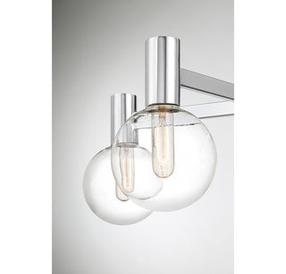 Wright 5-Light Chandelier in Chrome