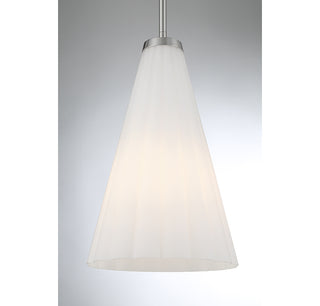Bristol 1-Light Pendant in Satin Nickel