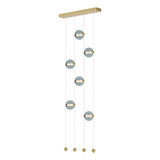 Abacus 6-Light Ceiling-to-Floor LED Pendant