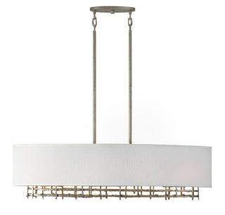 Cameo 4-Light Linear Chandelier in Campagne Luxe