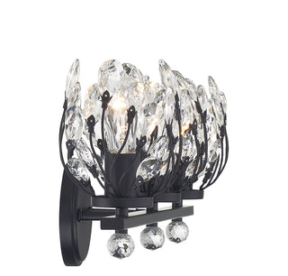 Moreno 3-Light Bathroom Vanity Light in Matte Black