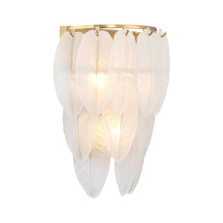 Boa 3-Light Wall Sconce in Warm Brass by Breegan Jane