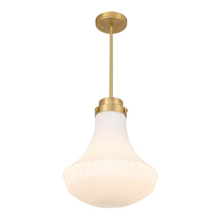 Bartlet 1-Light Pendant in Warm Brass