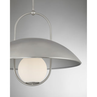 Lehigh 1-Light Pendant in Satin Nickel