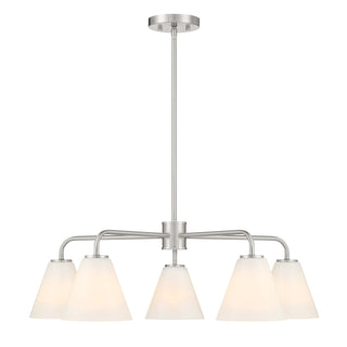 Blair 5-Light Chandelier in Satin Nickel
