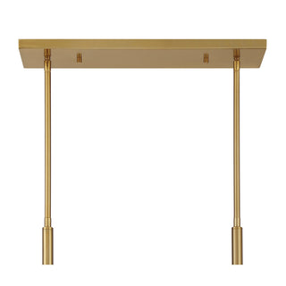 Balfour 8-Light Linear Chandelier in Warm Brass