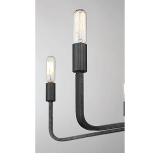 Salem 8-Light Chandelier in Forged Iron
