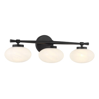 Barrow 3-Light Bathroom Vanity Light in Matte Black