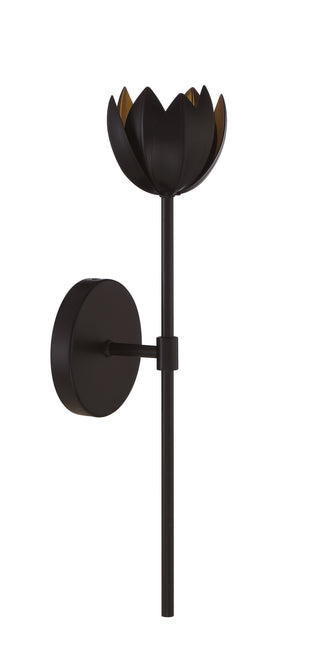 1-Light LED Wall Sconce in Matte Black
