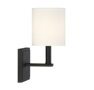 Waverly 1-Light Wall Sconce in Matte Black
