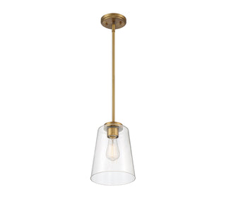 Calhoun 1-Light Pendant in Warm Brass